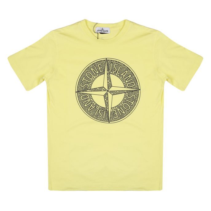 WINDROSE PRINTED T-SHIRT Kids Lemon