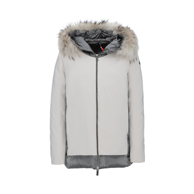 WINTER HYBRID ZAR LADY FUR JACKET Woman Sabbia
