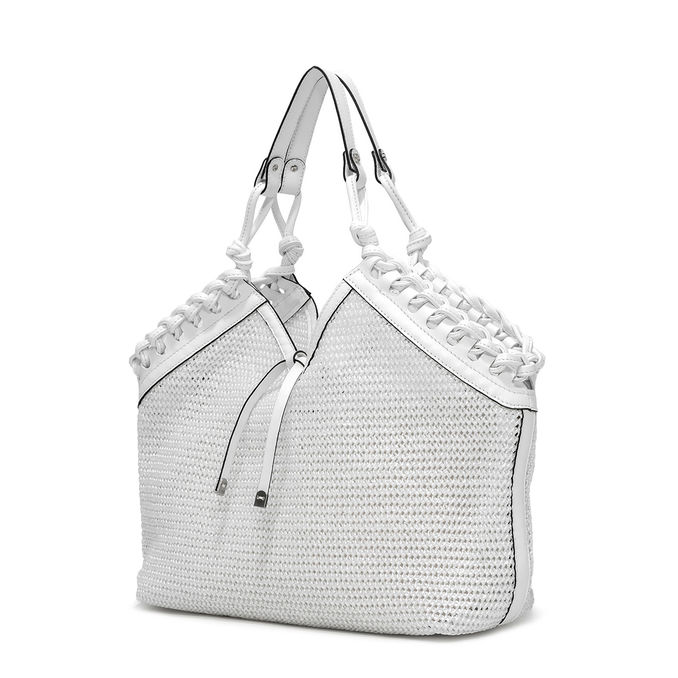 WOMEN LEATHER MIRAGE BAG Woman White