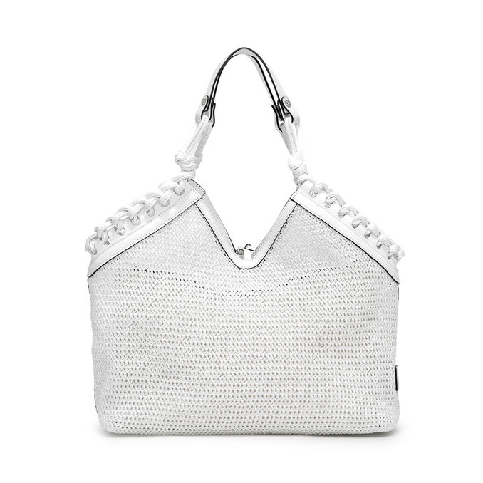 WOMEN LEATHER MIRAGE BAG Woman White