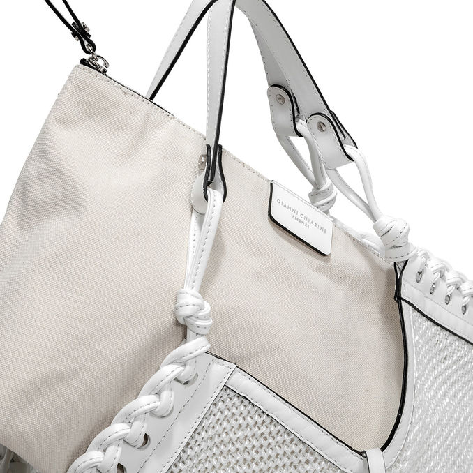 WOMEN LEATHER MIRAGE BAG Woman White