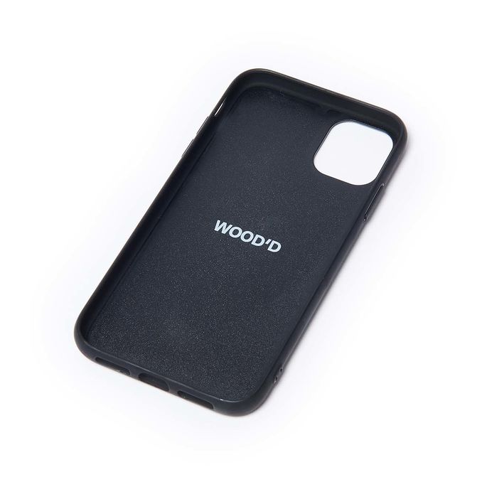 WOODEN COVER IPHONE 11 PRO Inlay blue