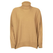 WOOL AND CACHEMERE TURTLENECK Woman Camel WOOL AND CACHEMERE TURTLENECK Woman Camel