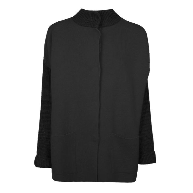 WOOL AND CASHMERE JACKET Woman Black