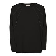 WOOL AND CASHMERE PULLOVER Woman Black WOOL AND CASHMERE PULLOVER Woman Black