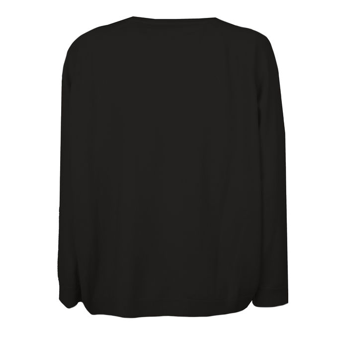 WOOL AND CASHMERE PULLOVER Woman Black