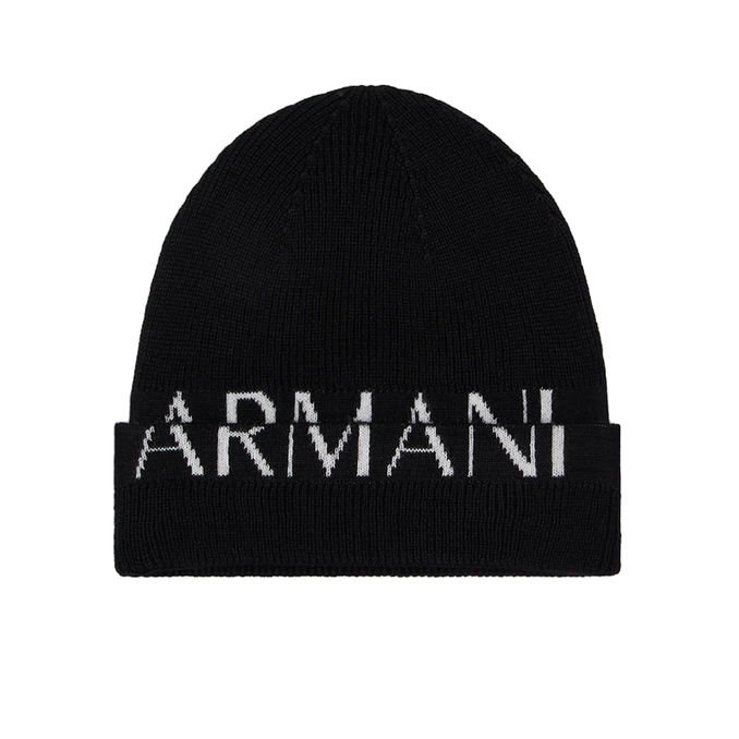 WOOL BEANIE Man Black