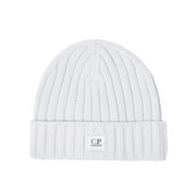 WOOL BEANIE WITH LOGO Man Sand Shell WOOL BEANIE WITH LOGO Man Sand Shell