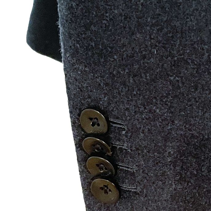 WOOL BLAZER Man Dark grey