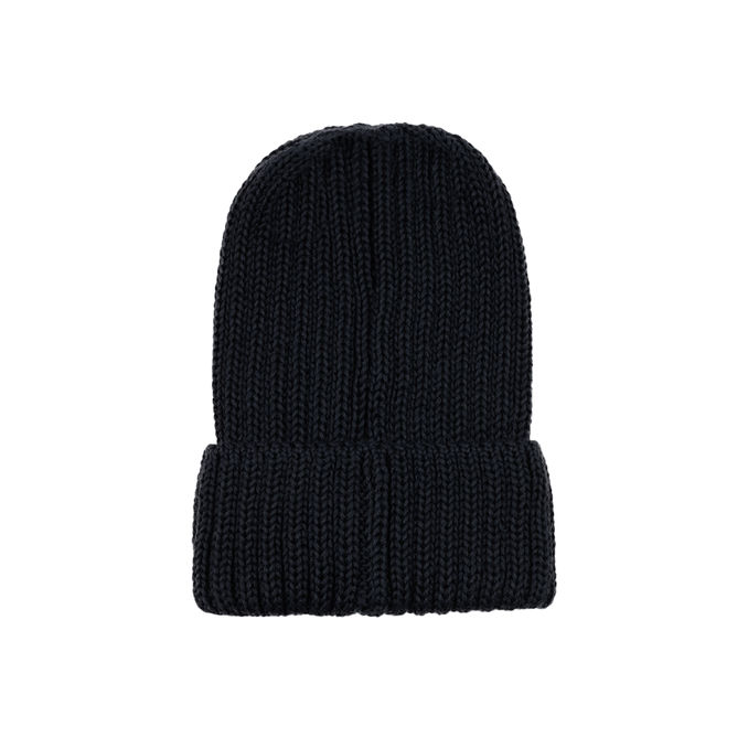 WOOL BLEND CAP Man Navy