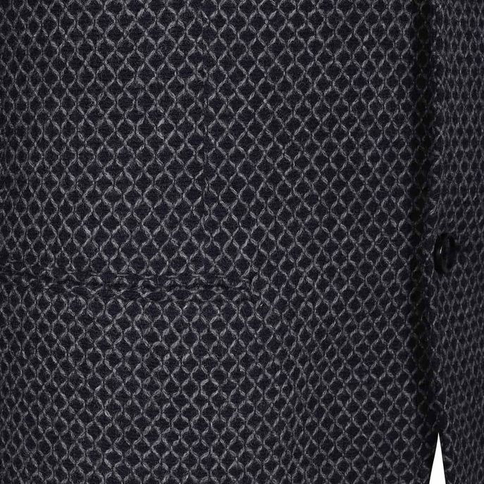 WOOL BLEND JACKET Man Blue/Grey