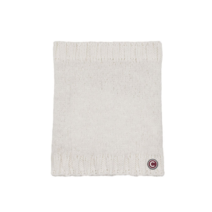 WOOL BLEND NECK WARMER Woman White