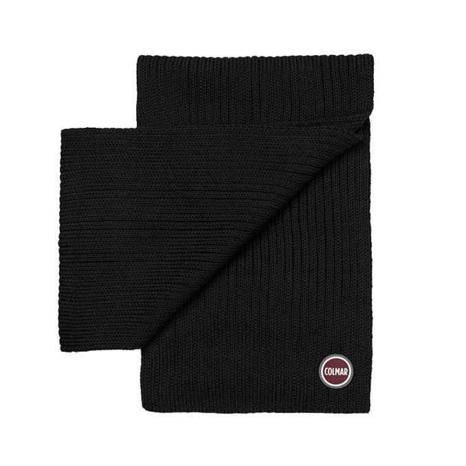 WOOL BLEND SCARF Man Black