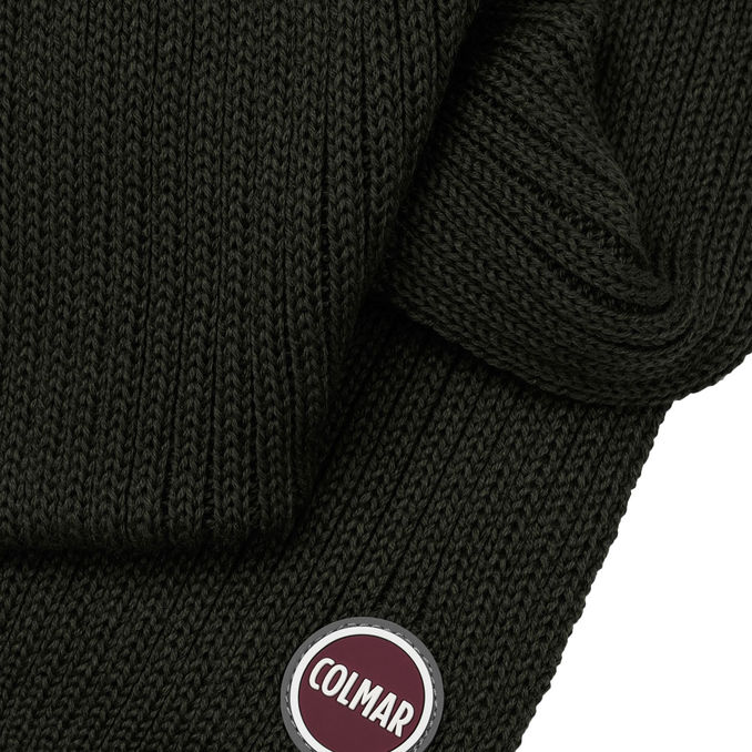 Wool Blend Scarf Man Bush