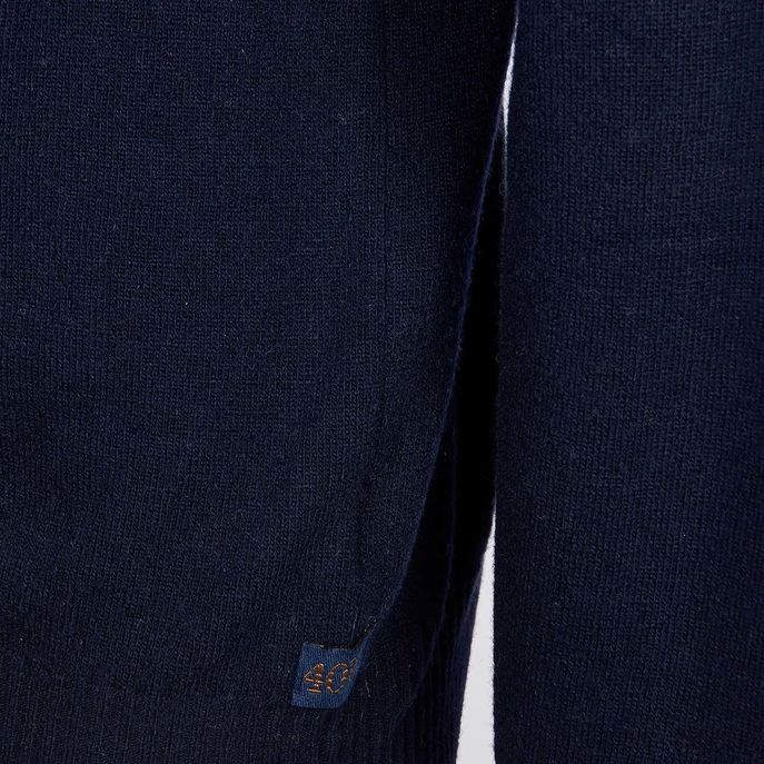 WOOL BLEND TURTLENECK SWEATER Man Night blue