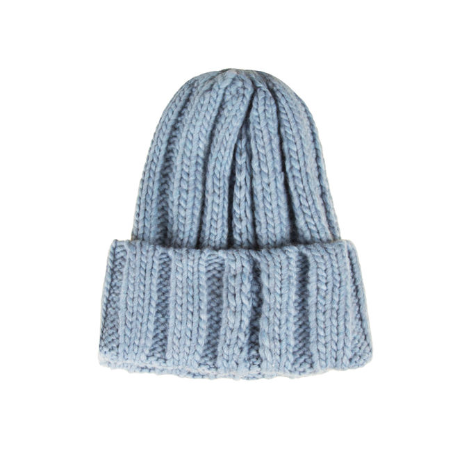 WOOL CAP Woman Light Blue