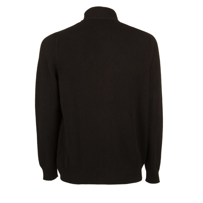 WOOL CARDIGAN Man Black