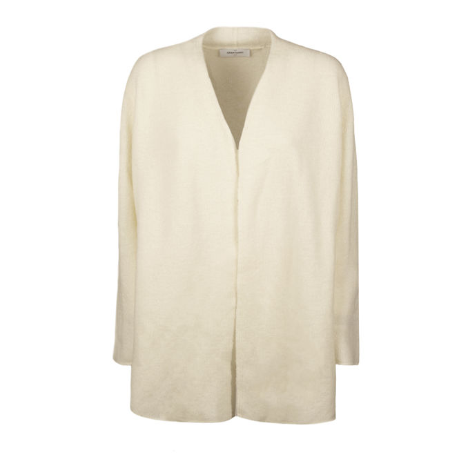 WOOL CARDIGAN Woman Cream