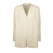 WOOL CARDIGAN Woman Cream WOOL CARDIGAN Woman Cream