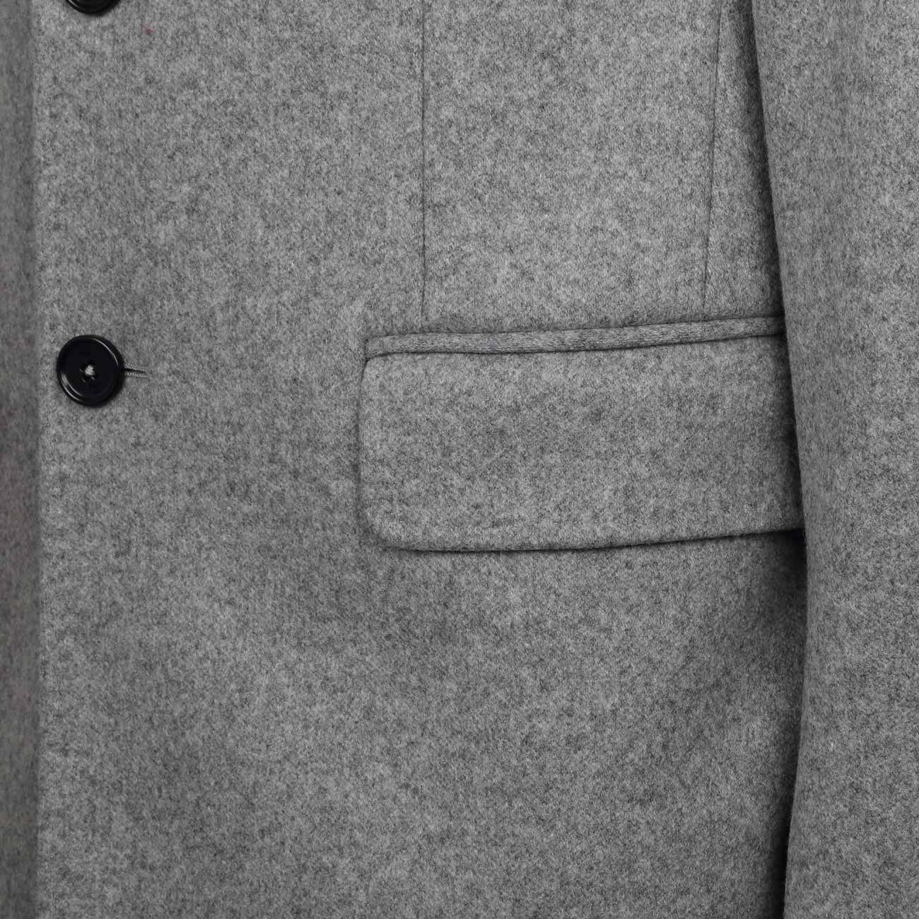light grey wool coat men
