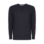 WOOL CREWNECK JUMPER Man Blue WOOL CREWNECK JUMPER Man Blue