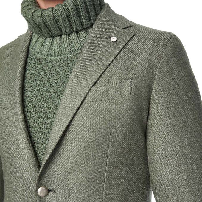 Wool JACKET JACK Man Sage green