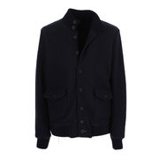WOOL JACKET Man Blue WOOL JACKET Man Blue