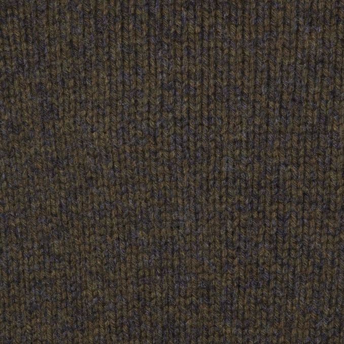 WOOL KNIT Man Green Blue Melange