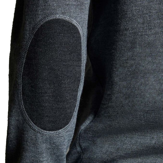 WOOL KNIT Man Silver Blue Den Glassè