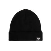 WOOL MIXED BEANIE Man Black WOOL MIXED BEANIE Man Black