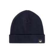 帽子 00s ARMANI Navy Wool Beanie EA7 Emporio Armani Mountain Heavy Beanie | Deporvillage
