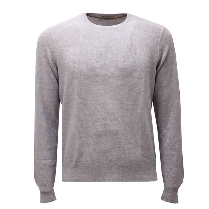 WOOL PULL Man Light Grey