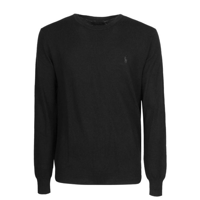 WOOL PULLOVER Man Black