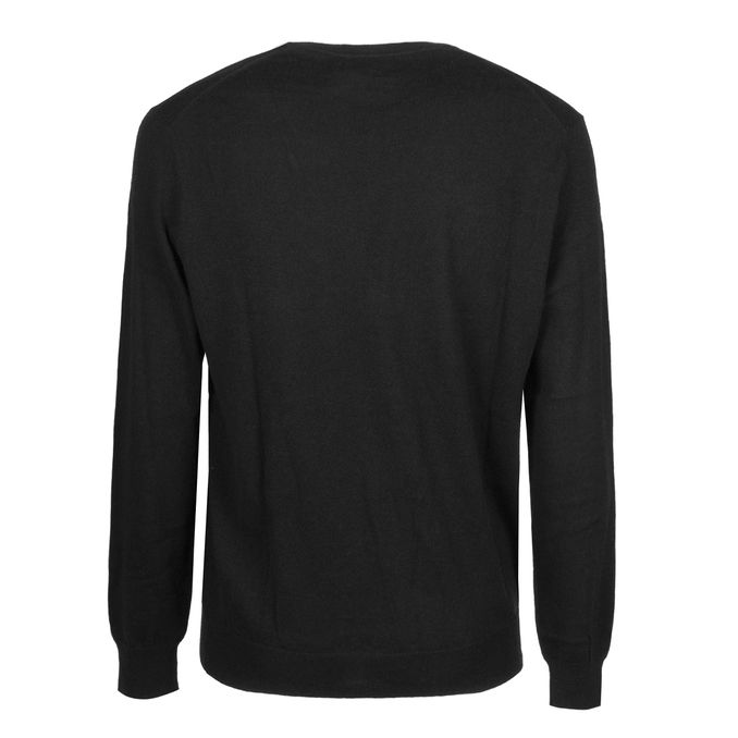 WOOL PULLOVER Man Black