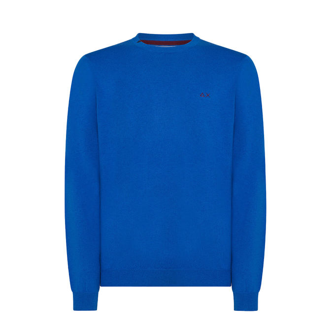 WOOL SWEATER Man Blue