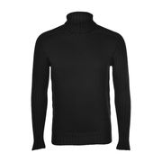 WOOL TURTLENECK Man Black  WOOL TURTLENECK Man Black