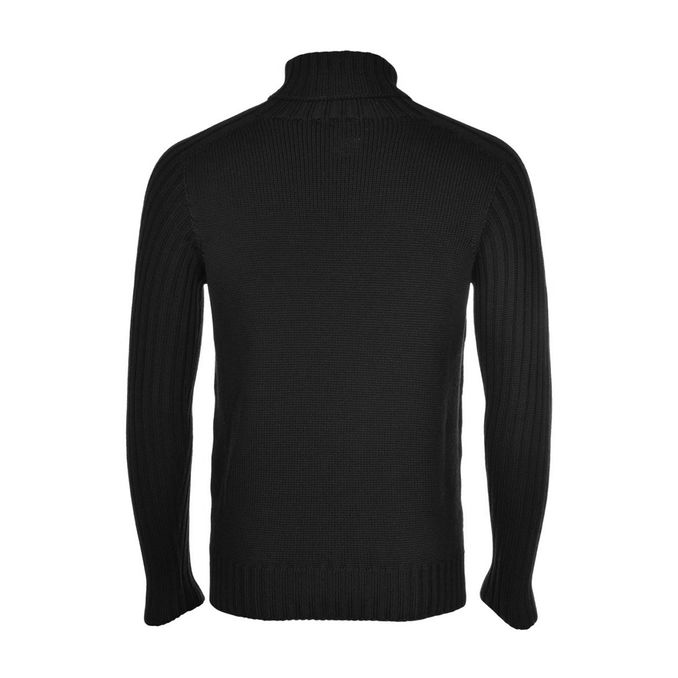 WOOL TURTLENECK Man Black
