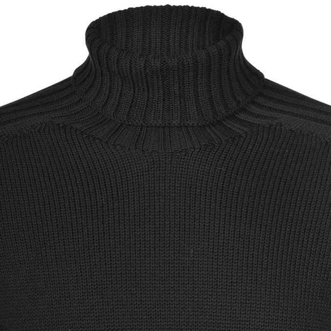 WOOL TURTLENECK Man Black