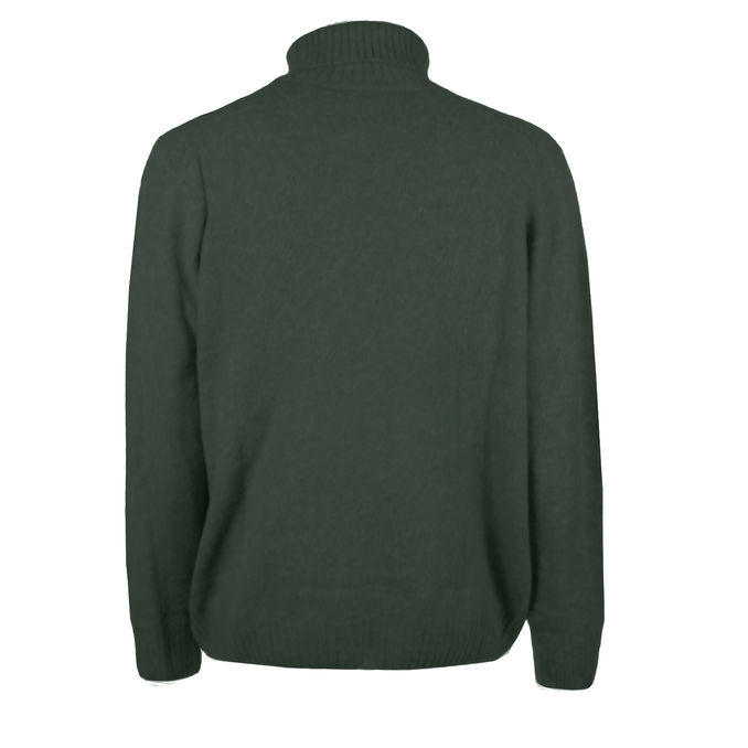 WOOL TURTLENECK Man Green