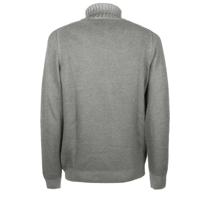 WOOL TURTLENECK Man Light Grey