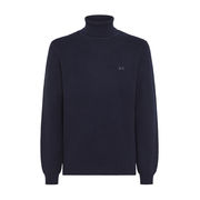 WOOL TURTLENECK Man Navy Blue WOOL TURTLENECK Man Navy Blue
