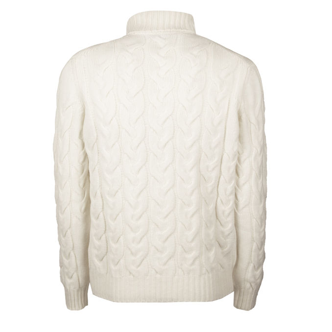 WOOL TURTLENECK Man White
