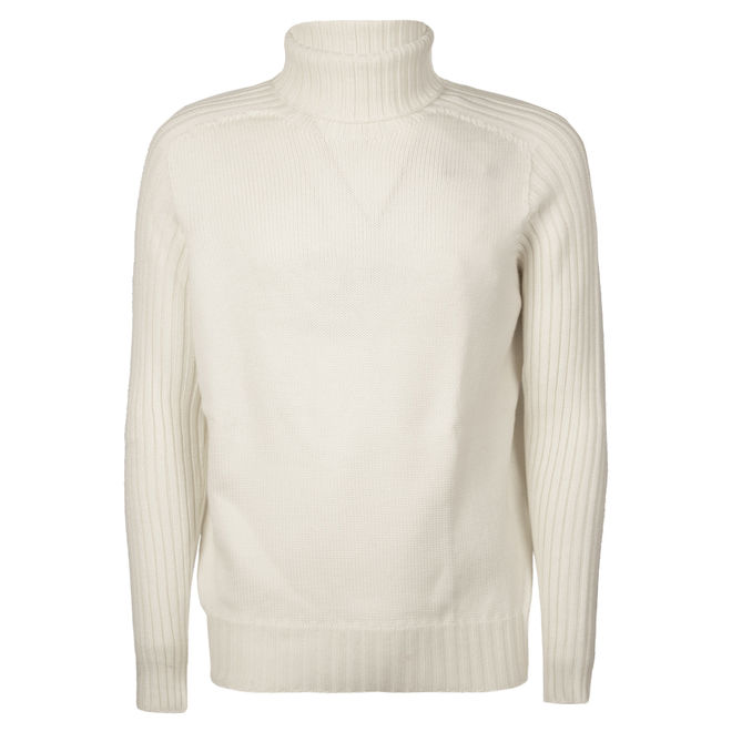 WOOL TURTLENECK Man White 
