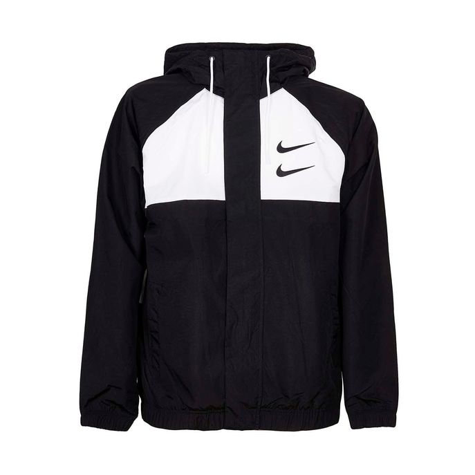 nike sportswear swoosh jacket black