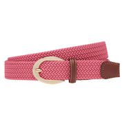 WOVEN RAYON STRETCH BELT Woman Fuchsia  WOVEN RAYON STRETCH BELT Woman Fuchsia