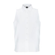WRAP SHIRT IN STRETCH COTTON Woman White WRAP SHIRT IN STRETCH COTTON Woman White