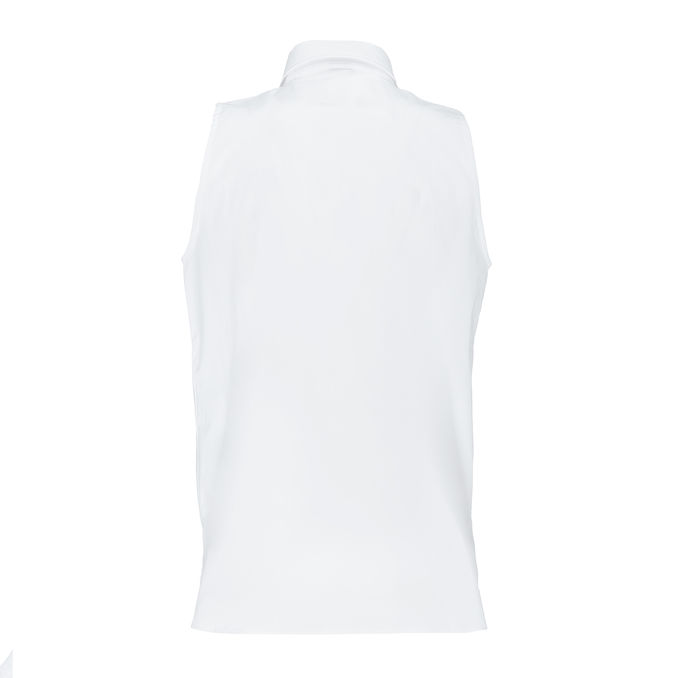 WRAP SHIRT IN STRETCH COTTON Woman White