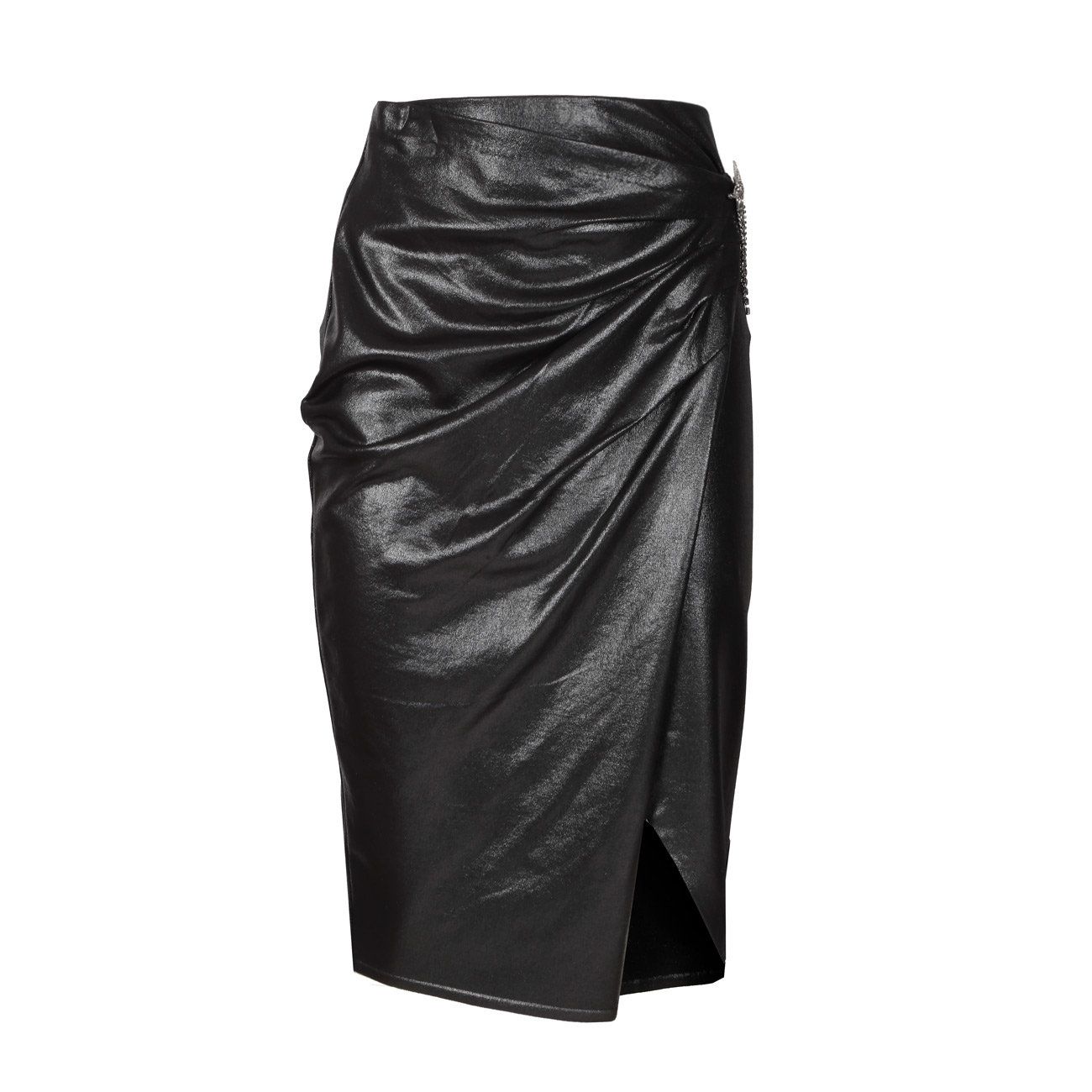 Shirred Wrap Skirt