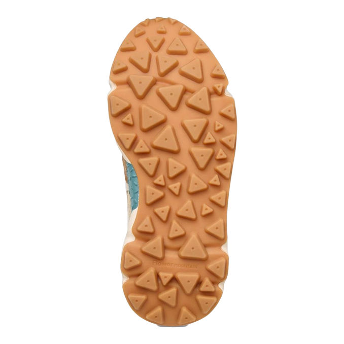 YAMANO 3 FLORAL PRINT SNEAKERS Woman Light Brown Dark Brown