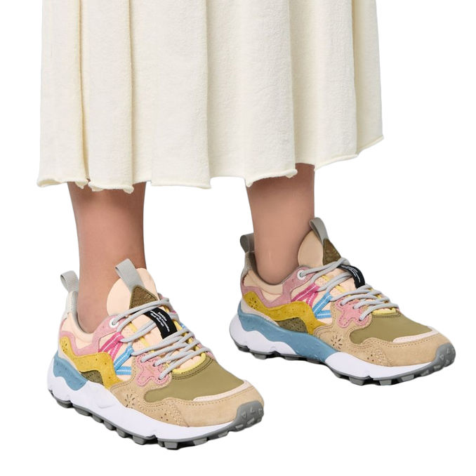 YAMANO 3 SNEAKERS IN SUEDE AND TECHNICAL FABRIC